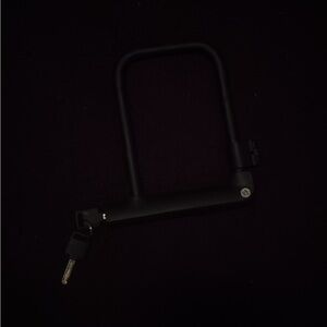 Black U-Lock with Key